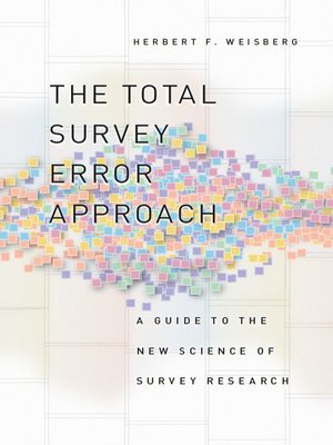 cover image of The Total Survey Error Approach